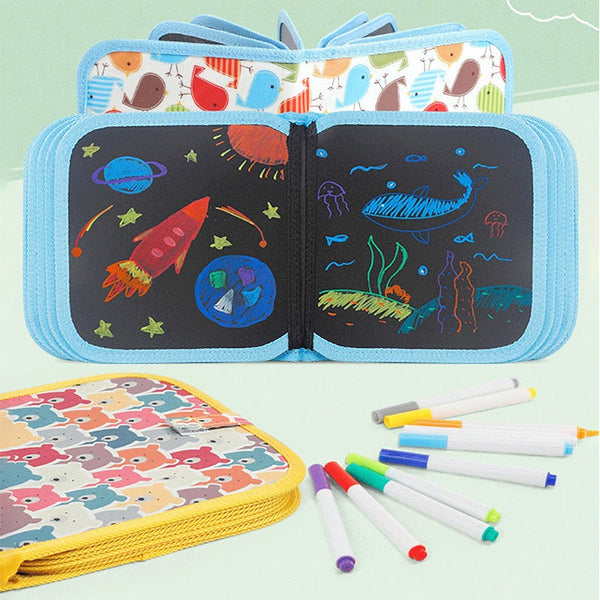 Kids Erasable Doodle Book